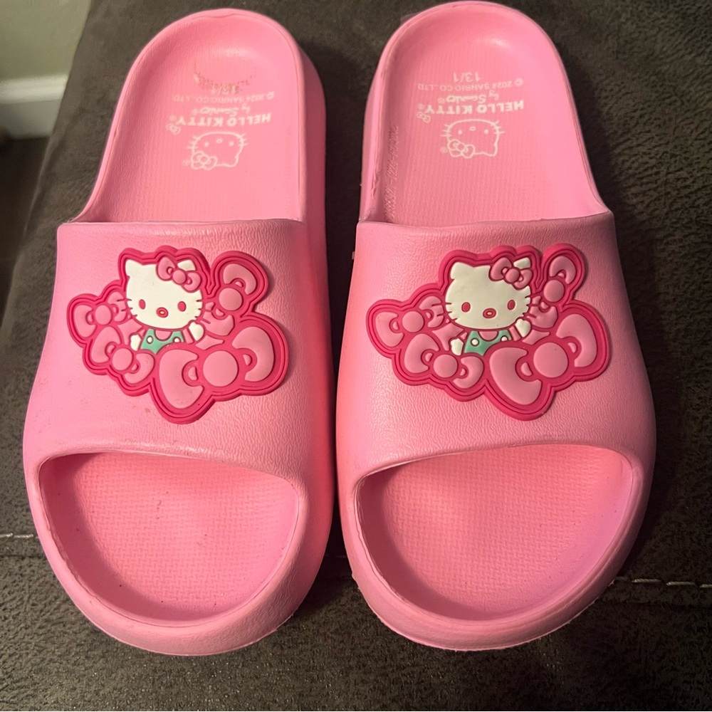 Hello Kitty Pink Slide Sandals